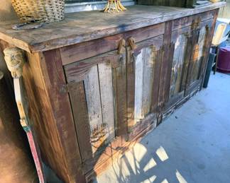 Vintage wooden sideboard