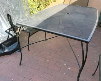 Patio table with 6 chairs