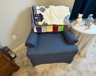 . . . upholstered accent chair