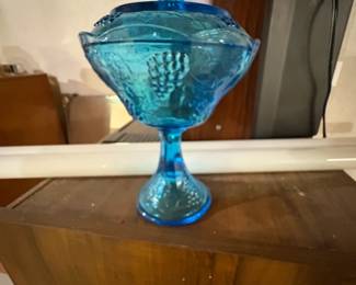 . . . art glass candy dish