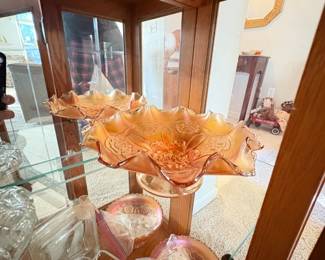 . . . beautiful carnival glass