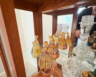 . . . amber glass bells