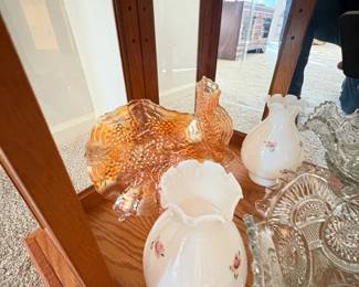 . . . nice vases and more carnival glass