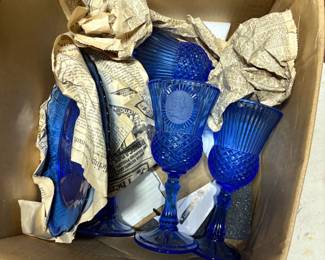 . .. cobalt glass