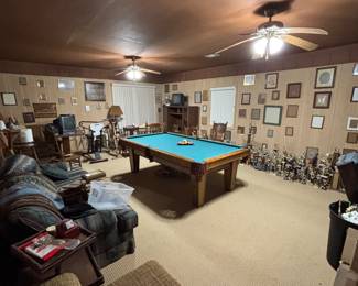 8 ft. 3 piece slate pool table 