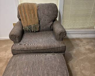 Chair and ottoman 