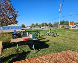 Old clocks and budweiser steins