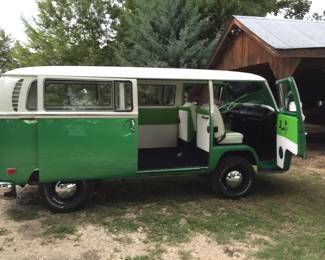 Volkswagen van for sale will be here at location after 2:00 Friday and all day Saturday and Sunday