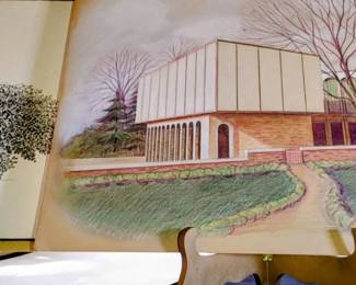 Architectural sketch from college