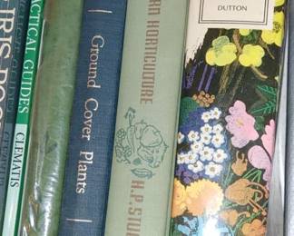 The wall tempered Garden book
 Southern horticulture book
ground cover plants book 