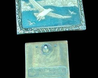 Scene USA Brass Belt Buckle 1976