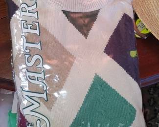 Masters golf tournament sweater golf pro shop