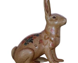 Early extremely have a cast iron rabbit doorstop- my brother Tommy painted it a long time ago but it used to be long to great great granny Pasley ( mother of Charles Pasley Jr. & wife of Charles Pasley Sr) Pasley funeral home