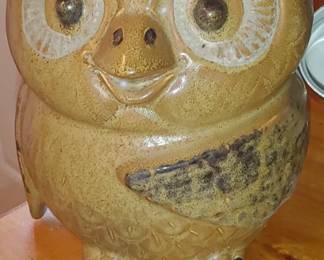McCoy owl cookie jar Tommy used it as a utensil holder