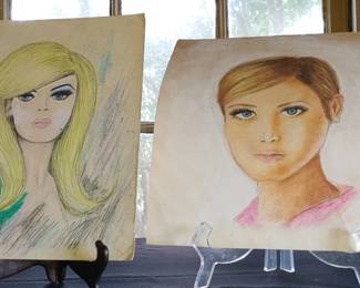 Original sketches by Tommy Mixon 1960s