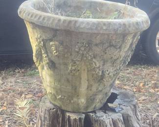 Huge concrete planter