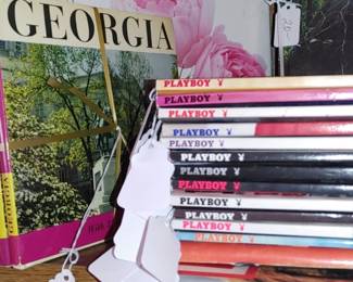 Vintage Playboys out of the reach of under 18 individuals