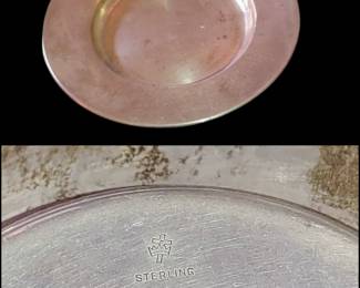 Sterling silver ashtray