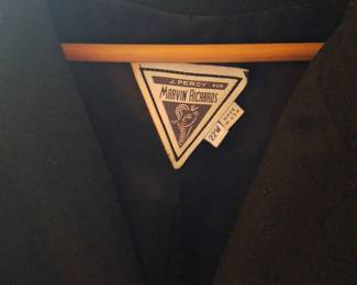 vintage J. Percy for Marvin Richards coat black blazer size 22W, made in the USA.