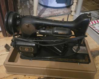 Old singer electric sewing machine