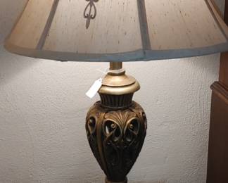 Beautiful pair of lamps with matching lamp shades