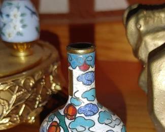 Oriental cloisonne vase