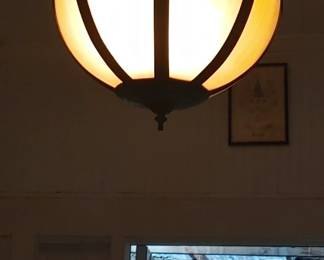 Meyda Tiffany & Stained Glass 4 - Light Pendant light fixture bronze & stained glass