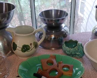 Stainless steel bowls and more