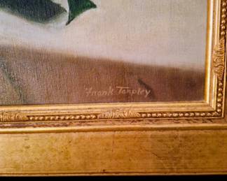 Magnolia Still Life oil on canvas the artist Frank Tarpley