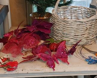 Antique oak table painted with white milk paint