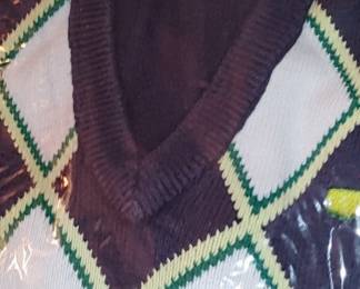 Large selection of Masters Golf sweaters vintage but in packages