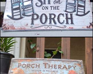  metal signs porch signs