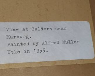 Alfred Miller utke in 1955