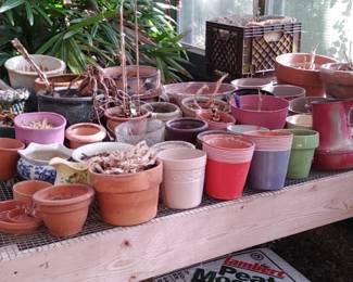 Tons of terracotta pots for planting flowers pottery pots and more