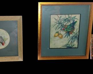 Miniature Bird Paintings by Artist Candy Vermeer