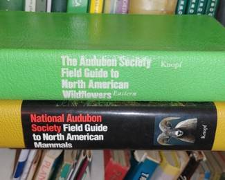 The Audubon Society North American wild flowers and North American Society Field Guide to North American mammals
