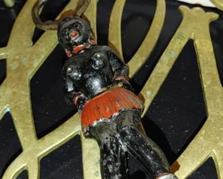 Antique blackamoor cast iron bottle opener Italy