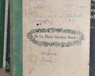 Tommy referred to this book as the magic book on gardening