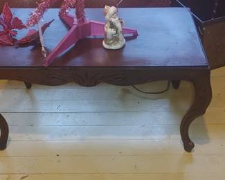 Antique coffee table mahogany