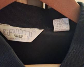 VINTAGE MEN'S GENELLI 100% silk jacket