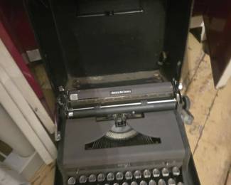 Tommy's old Royal typewriter