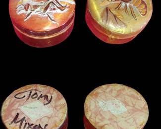 Vintage Japanese trinket boxes
