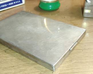 Sterling silver cigarette case