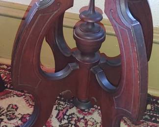 Beautiful mahogany base to Eastlake Center table