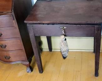 American Primitive Slant Top Pine School Desk, Ca. 1870 was in Maggie Pasleys Tommy's house