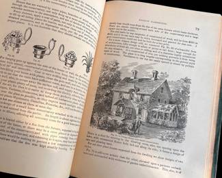 Please note that both of these books are almost exactly alike with all the same illustrations but they have different covers and different printing dates.
The first printing is linen cover 1872

The other copy is 1876 and it is a hard shiny cover.