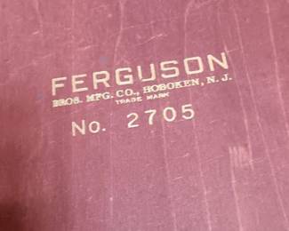 Turn table Hallmark Ferguson Brothers Manufacturing Company Hoboken New York