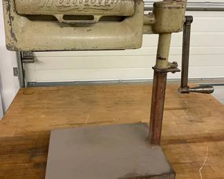 02 Maytag Hand Wringer on a Stand