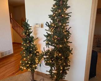 07 Narrow Alpine PreLit Trees