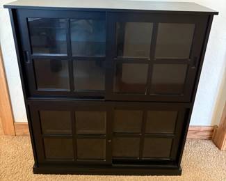 Black Storage Cabinet
